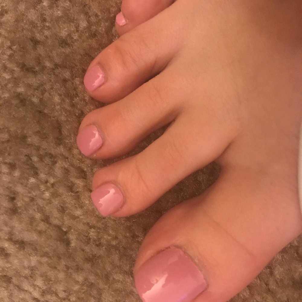 Pure Nails Spa - Finished product. Second toe is the acrylic fix. Can't even tell! - Nail Salons Near Me - Wildomar, California Pure Nails Spa - Finished product. Second toe is the acrylic fix. Can't even tell! - Nail Salons Near Me - Wildomar, California