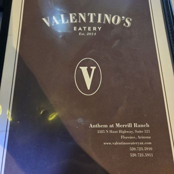 Valentino's Eatery - Italian Near Me - Florence, Arizona