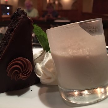 Turners - Chocolate Grenache cake and Peanut Butter Milk - New American Near Me - Leesburg, Florida Turners - Chocolate Grenache cake and Peanut Butter Milk - New American Near Me - Leesburg, Florida