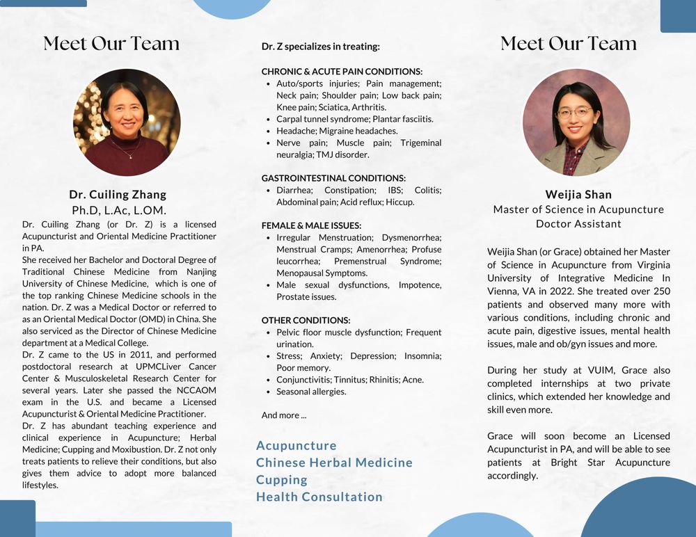 BRIGHT STAR ACUPUNCTURE 5889 Forbes Ave, Pittsburgh, Pennsylvania