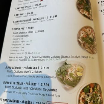 Amy Pho - Pho menu - Vietnamese Near Me - Glendale, Arizona Amy Pho - Pho menu - Vietnamese Near Me - Glendale, Arizona