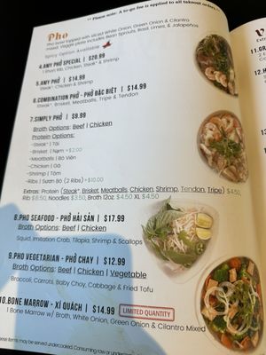 Menu photo 1 Amy Pho Glendale, AZ Menu photo 1 Amy Pho Glendale, AZ