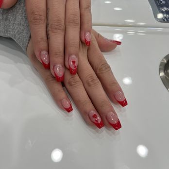 Lee’s Nails & Spa - Full set for Valentines Day! No stickers! - Nail Salons Near Me - Yucaipa, California Lee’s Nails & Spa - Full set for Valentines Day! No stickers! - Nail Salons Near Me - Yucaipa, California