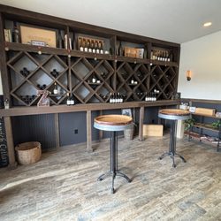 Zotovich Vineyards and Winery - Interior of tasting room. Standing only, no chairs.