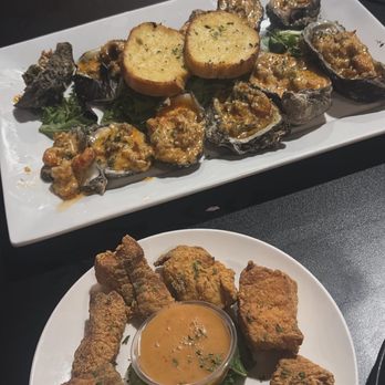 Orleans Bar & Grill - Fried Salmon bites & oysters, oysters - Cajun/Creole Near Me - Humble, Texas Orleans Bar & Grill - Fried Salmon bites & oysters, oysters - Cajun/Creole Near Me - Humble, Texas