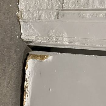 Hilton Edinburgh Carlton - Painted over water damaged wood. - Hotels Near Me - Edinburgh, EDH