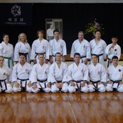 Goju Karate Center - Sensei Jesse with Goju teachers in Okinawa