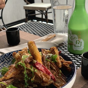 Kaizen - Dry Fry Eggplant. Try it with cold sake and marvel at the tingle. - Asian Fusion Near Me - Knoxville, Tennessee