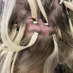 Shades - My scalp was so painful! Sarah Harrison placed the beads to close to my scalp.