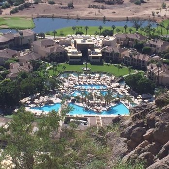 Camelback Mountain - Cholla Trail....view of Phoenician resort - Parks Near Me - Phoenix, Arizona