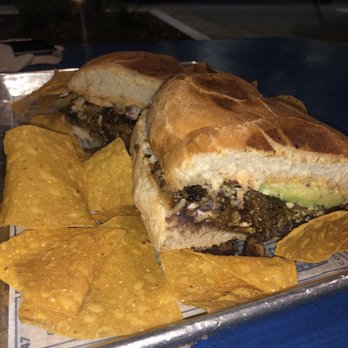 Coyo Taco - Carne Asada Torta, with homemade bread, so good! - Mexican Near Me - Miami, Florida Coyo Taco - Carne Asada Torta, with homemade bread, so good! - Mexican Near Me - Miami, Florida