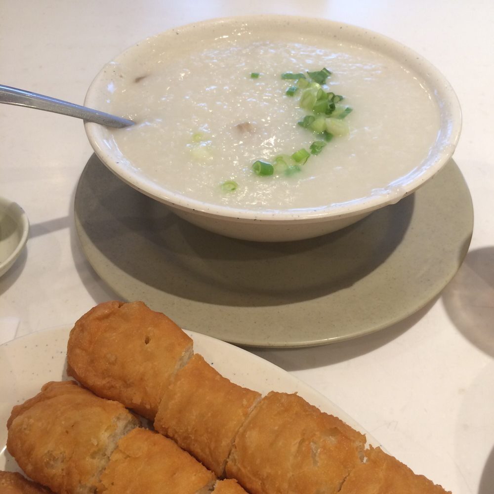 Han Lin Noodle House - Century egg and pork congee. Small. - Chinese Near Me - New Westminster, British Columbia Han Lin Noodle House - Century egg and pork congee. Small. - Chinese Near Me - New Westminster, British Columbia