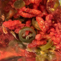 Hot Cheetos with queso y jalapeño Hot Cheetos with queso y jalapeño