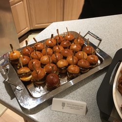 B.Lin Catering - Truffle Cheeseburger sliders was another home run for our party!