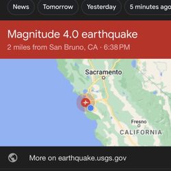 Town of Los Altos Hills - I felt it! 4.1 near Millbrae! Epicenter right under SFO! @Town of Los Altos Hills CA Fri 10/27/23