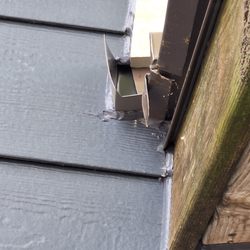 Storm Warrior Roofing and Restoration - Water comes in.
