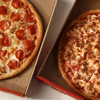 Casey's - two pepperoni pizzas in boxes - Gas Stations Near Me - Oklahoma City, Oklahoma Casey's - two pepperoni pizzas in boxes - Gas Stations Near Me - Oklahoma City, Oklahoma