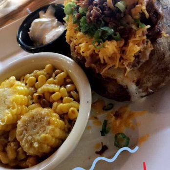 Bobby Q - Mesa - Loaded brisket potato with roasted corn!! - New American Near Me - Mesa, Arizona Bobby Q - Mesa - Loaded brisket potato with roasted corn!! - New American Near Me - Mesa, Arizona
