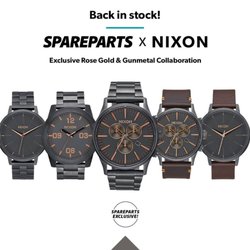 Spareparts - Nixon Watches for Men & Women at Spareparts