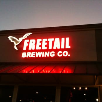 Freetail Brewing - Sign outside main entrance - Pubs Near Me - San Antonio, Texas Freetail Brewing - Sign outside main entrance - Pubs Near Me - San Antonio, Texas