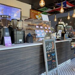 Coffee Republic - Coffee bar counter with seasonal menu