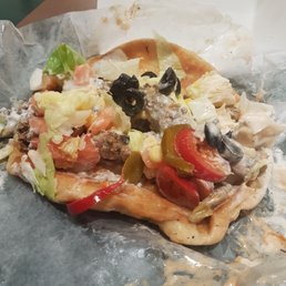 Lamb pita wrap Lamb pita wrap