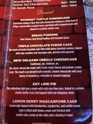 Menu photo 4 Buster's Place Covington, LA