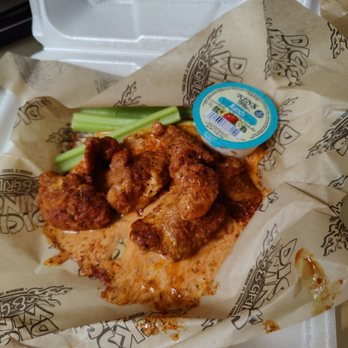Dick's Wings & Grill - Fernandina - The sauce they claimed has no dairy in it. - Chicken Wings Near Me - Fernandina Beach, Florida