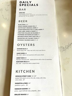 Menu photo 4 Mass St. Fish House & Raw Bar Lawrence, KS Menu photo 4 Mass St. Fish House & Raw Bar Lawrence, KS