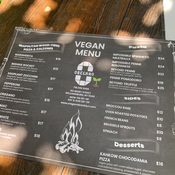 Oregano - Vegan menu - Italian Near Me - Brooklyn, New York Oregano - Vegan menu - Italian Near Me - Brooklyn, New York