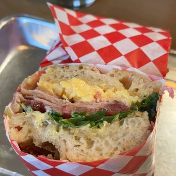 Work in Progress - breakfast sando - Wine Bars Near Me - Costa Mesa, California