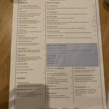 Amatista Cookhouse - Late October 2021 dinner menu- food only. - Caribbean Near Me - Orlando, Florida