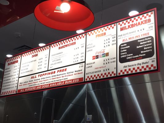 Menu photo 4 Five Guys Los Angeles, CA Menu photo 4 Five Guys Los Angeles, CA