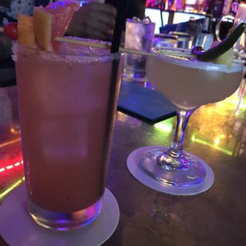 Better Luck Tomorrow - The salty cat (left) and the chili topped Rocket Man (right) - Bars Near Me - Houston, Texas Better Luck Tomorrow - The salty cat (left) and the chili topped Rocket Man (right) - Bars Near Me - Houston, Texas