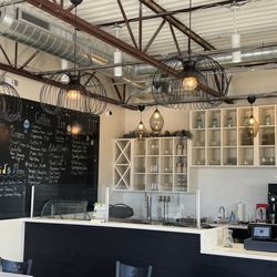 Fire and Ice Cafe - Counter and menu
