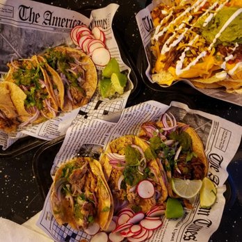 Juan More Taco - Taco platter: three tacos, each with a protein of your choice. The radish chips are a welcome twist. - Tacos Near Me - Fredericksburg, Virginia Juan More Taco - Taco platter: three tacos, each with a protein of your choice. The radish chips are a welcome twist. - Tacos Near Me - Fredericksburg, Virginia
