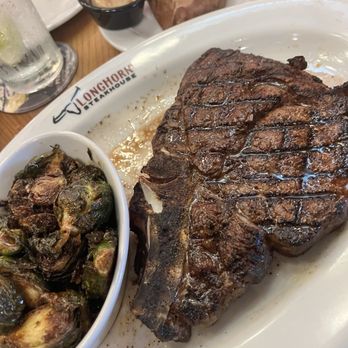 LongHorn Steakhouse - The Outlaw Ribeye Crispy Brussels Sprouts see - American Near Me - Sanford, Florida LongHorn Steakhouse - The Outlaw Ribeye Crispy Brussels Sprouts see - American Near Me - Sanford, Florida