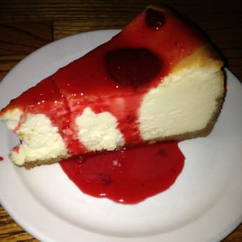 Orange County Mining Company - Cheesecake topped with Strawberry sauce. - Steakhouses Near Me - Orange, California Orange County Mining Company - Cheesecake topped with Strawberry sauce. - Steakhouses Near Me - Orange, California