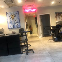 A shot of the back of the salon from my chair.