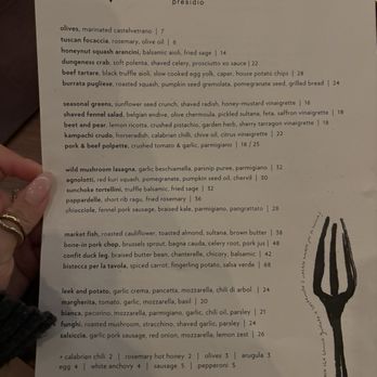 Piccino Presidio - Menu - Italian Near Me - San Francisco, California Piccino Presidio - Menu - Italian Near Me - San Francisco, California