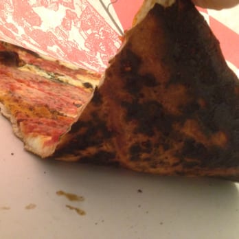 Brooklyn's Brick Oven Pizzeria - Heavily burnt crust... this is one of the pieces that wasn't as bad. - Pizza Near Me - Hackensack, New Jersey Brooklyn's Brick Oven Pizzeria - Heavily burnt crust... this is one of the pieces that wasn't as bad. - Pizza Near Me - Hackensack, New Jersey