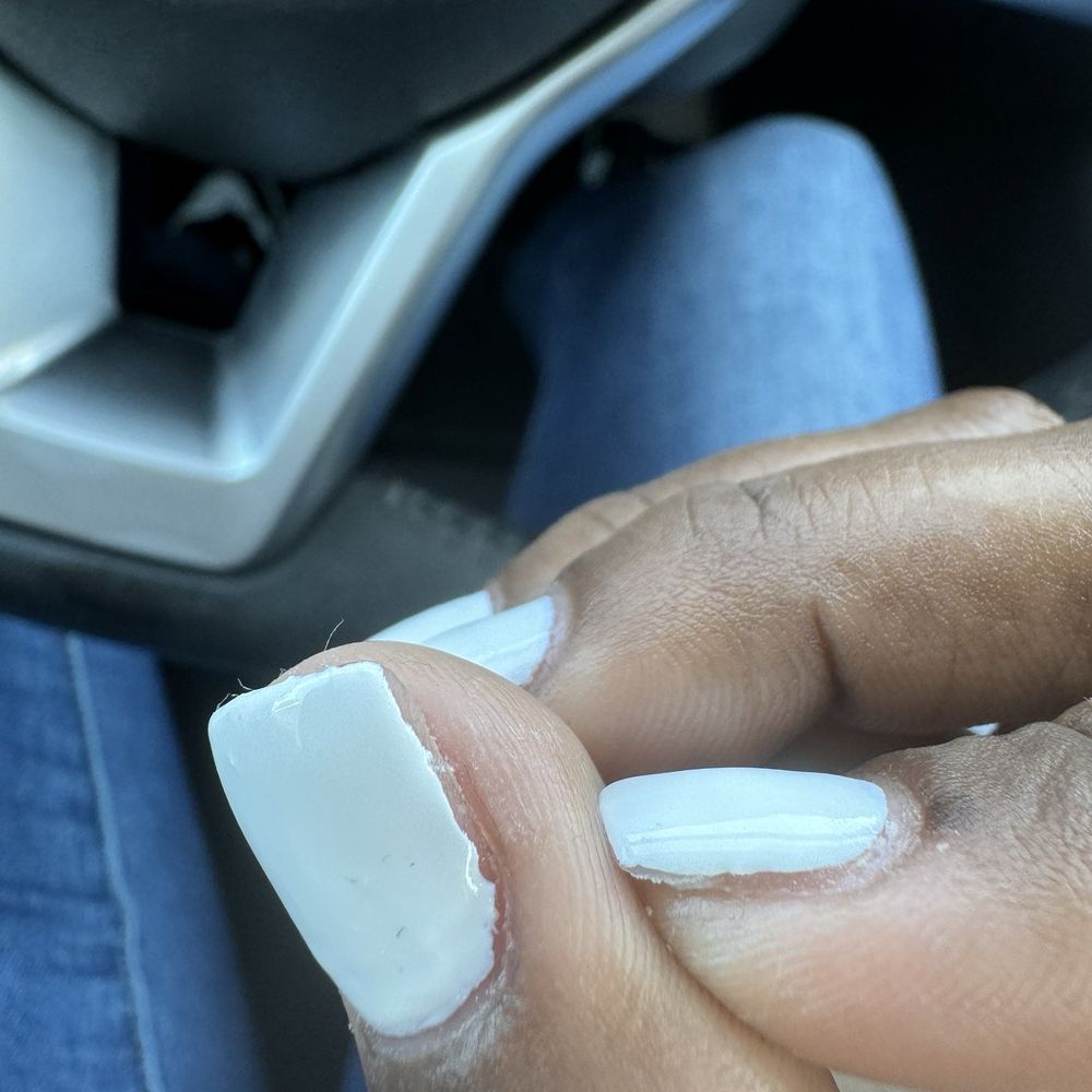 Zela Nails - Look at this! A child could have polished nails better than this - Nail Salons Near Me - Elk Grove, California Zela Nails - Look at this! A child could have polished nails better than this - Nail Salons Near Me - Elk Grove, California