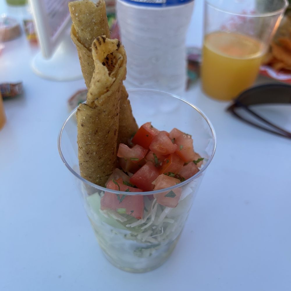 Yoyo's Botaneria - Taquito cup- so delicious. I put it on a plate so I could scoop it all up - Desserts Near Me - Cherryland , California Yoyo's Botaneria - Taquito cup- so delicious. I put it on a plate so I could scoop it all up - Desserts Near Me - Cherryland , California