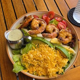 Blackened prawn Cobb salad Blackened prawn Cobb salad