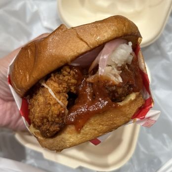Holdaak Fried Chicken - HOLDAAK ORIGINAL SANDWICH W. DAIKON SLAW - Chicken Shop Near Me - Corona, California Holdaak Fried Chicken - HOLDAAK ORIGINAL SANDWICH W. DAIKON SLAW - Chicken Shop Near Me - Corona, California