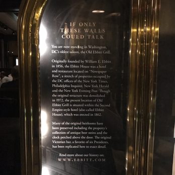 Old Ebbitt Grill - Bars Near Me - Washington, DC, District of Columbia Old Ebbitt Grill - Bars Near Me - Washington, DC, District of Columbia