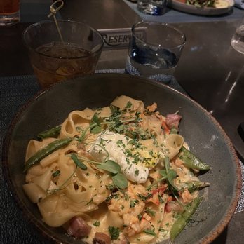 Vessel Restaurant - Lobster Carbonara* - Bars Near Me - San Diego, California Vessel Restaurant - Lobster Carbonara* - Bars Near Me - San Diego, California