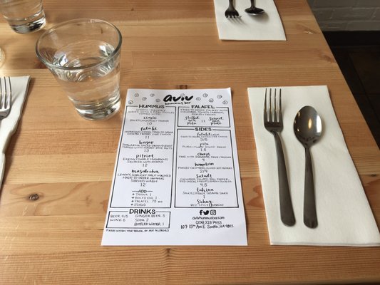 Menu photo 8 Aviv Hummus Bar Seattle, WA Menu photo 8 Aviv Hummus Bar Seattle, WA