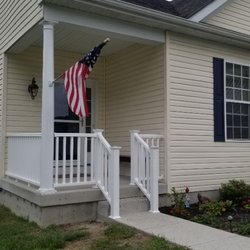 Beaver Enterprise - New railings installed on front porch.