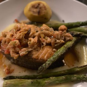 Double Cut - Quick Smoked Salmon w/Crawfish Etoufee - Steakhouses Near Me - Round Rock, Texas